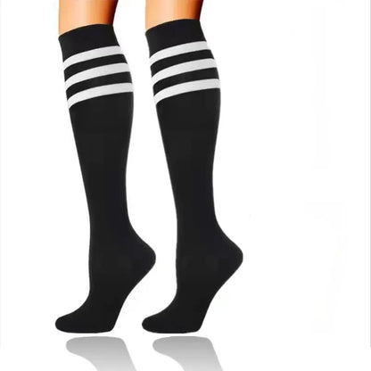 30mmHg Compression Socks for Men & Women – Knee High Support Stockings for Sports, Edema, Varicose Veins & Daily Wear