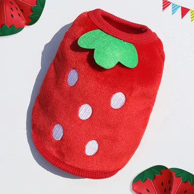 Cute Winter Dog Vest – Warm Soft Flannel Puppy Puffer Jacket for Small Dogs & Cats, Cozy Pet Sweater Clothing in XXS