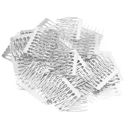 Set de 10 Horquillas y Peinetas para Novia – Accesorios Nupciales de Rodio, Bronce y Oro | Elegante Joyería de Alambre para el Cabello de Novias