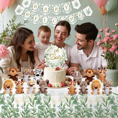 10–50PCS Mini Safari Animal Plush Toys – 12CM Jungle Stuffed Animals for Party Favors, Birthday Gifts, Baby Showers & Gift Bags