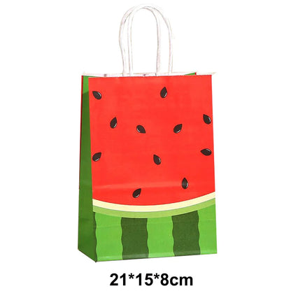Bolsas de regalo de papel kraft de 5/10/25/50 piezas con asas – Bolsas de regalo y dulces de 10 colores para cumpleaños, bodas, baby showers y empaques de regalo