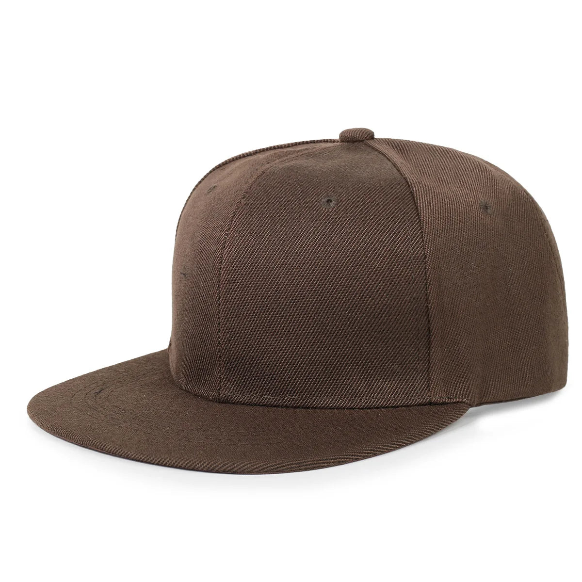 Classic Plain Snapback Baseball Cap – Adjustable Unisex Flat Brim Hat for Casual, Streetwear & Outdoor Wear