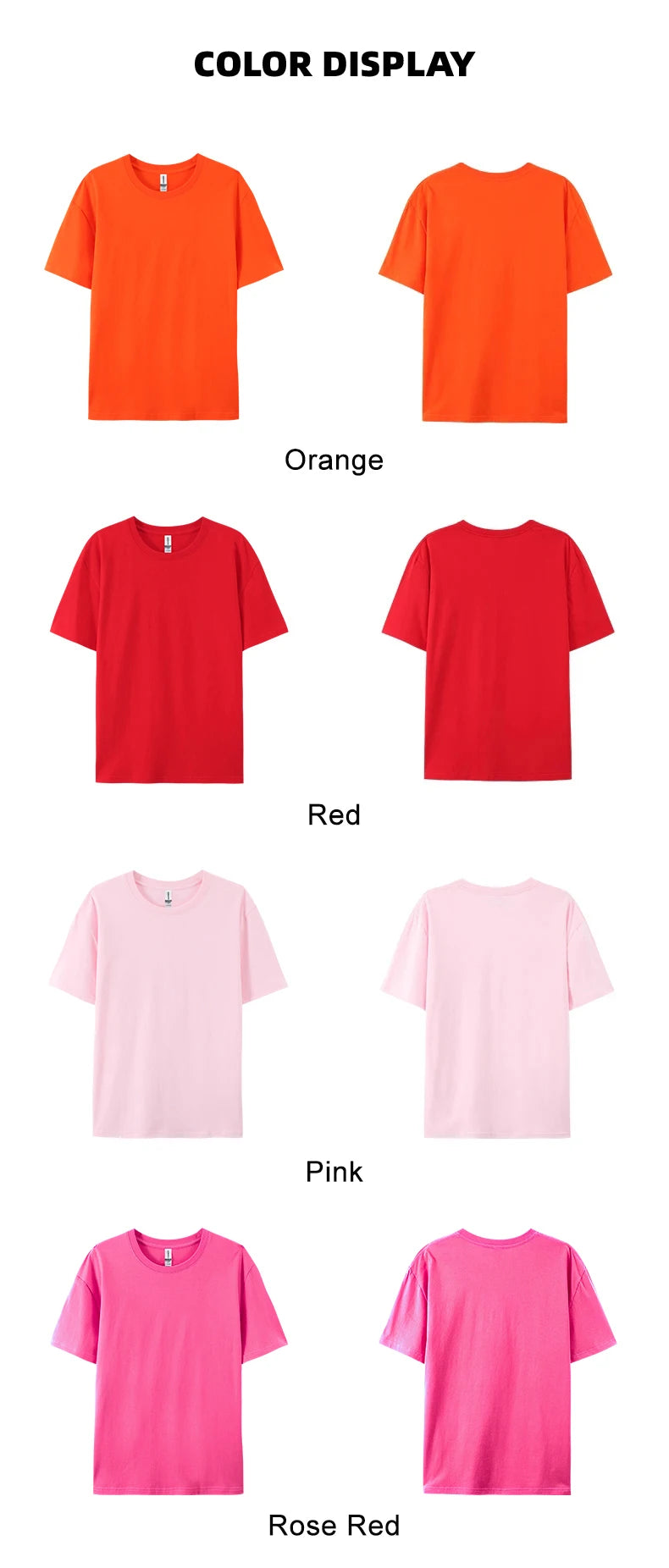 Women’s 100% Cotton Solid T-Shirt Summer Casual Sporty Loose Short Sleeve O-Neck Tee White Black