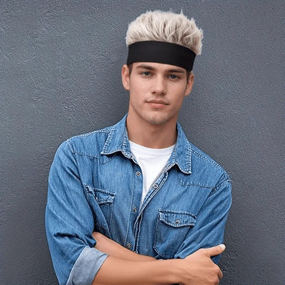 Fashionable Hip-hop Style Decorative Cosplay Wig Knitted Cap – Personalized Party Wig Cap for Hip-hop Outfit & Costume Wear