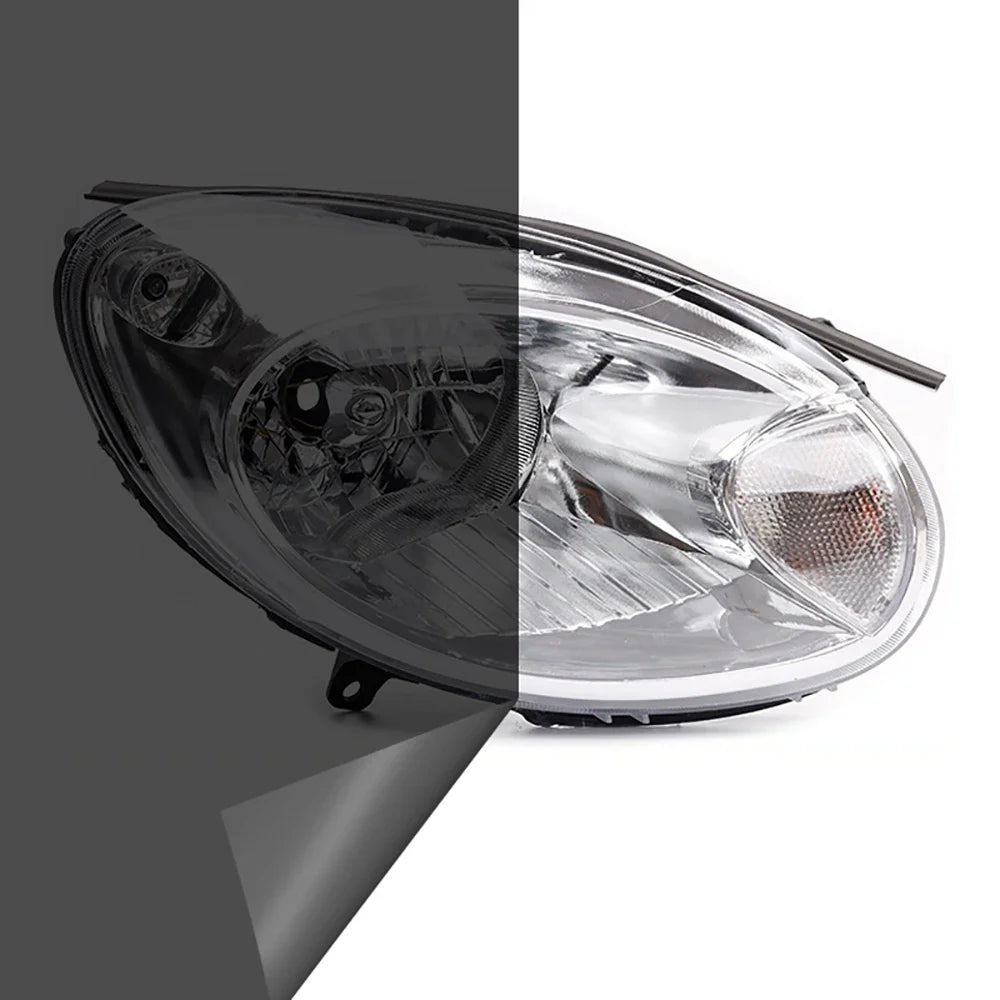 40cm Smoke Black PVC Headlight & Taillight Tint Film – Vinyl Wrap Sticker for Cars & Motorcycles