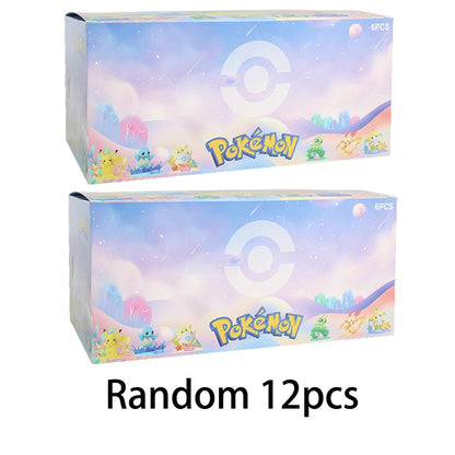 12 Pokémon Action Dolls – Pikachu Blind Box Anime Model Desktop Decorations, Pokémon Toys for Children’s Birthday Gifts