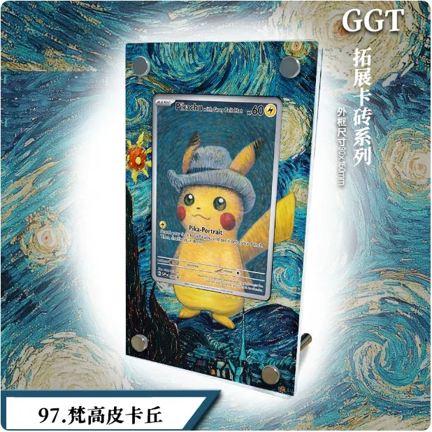Oricorio Jasmine Carmine Rosa Giovanni Latias Gardevoir Gengar Meowth Dragonite Extended Art Card Display Stand Excluding Card