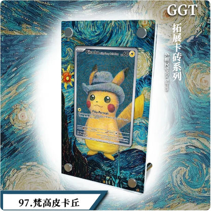 Oricorio Jasmine Carmine Rosa Giovanni Latias Gardevoir Gengar Meowth Dragonite Extended Art Card Display Stand Excluding Card