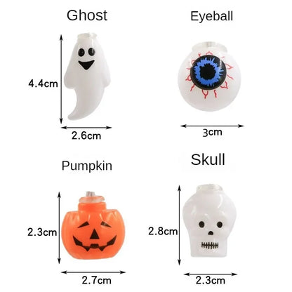Halloween LED String Lights – Pumpkin, Skull & Eyeball Shaped Lanterns for Trick or Treat, Party, Haunted House & Horror Decor