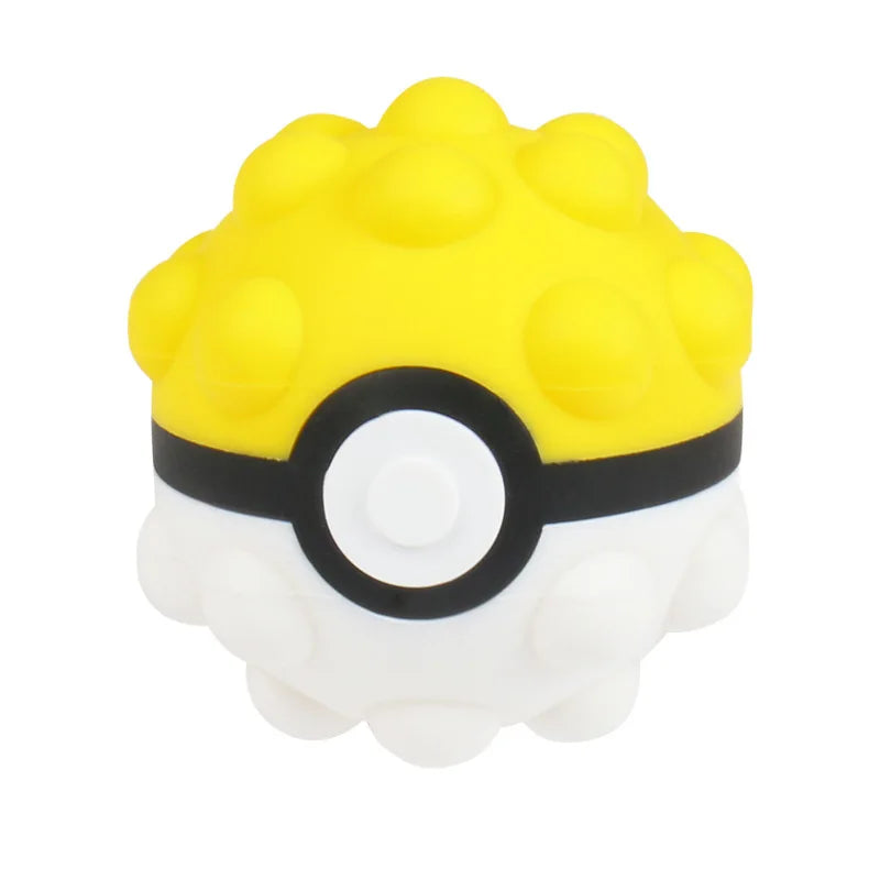Pokémon Decompression Toys – 6 Styles Cute Poké Ball Pinching Slow Rebound Stress Relief Portable Toys for Kids Gift