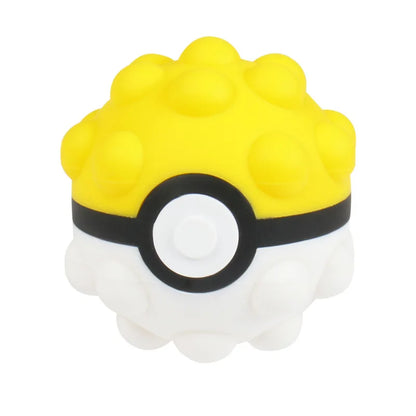 Pokémon Decompression Toys – 6 Styles Cute Poké Ball Pinching Slow Rebound Stress Relief Portable Toys for Kids Gift