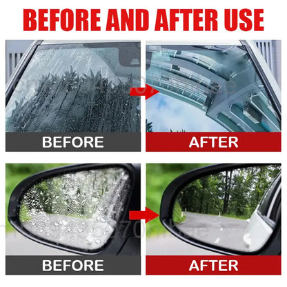 Spray repelente de lluvia Nano Glass – Revestimiento hidrofóbico para parabrisas y eliminador de películas de aceite para automóviles