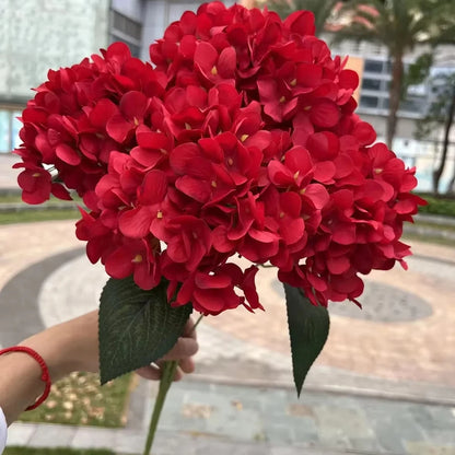 Bouquet d'Hortensias Artificiels à 5 Têtes – Fleurs Artificielles en Soie pour Décoration de Mariage, Arrangements de Fête, Décoration de Salon & Accessoires Floraux pour la Maison