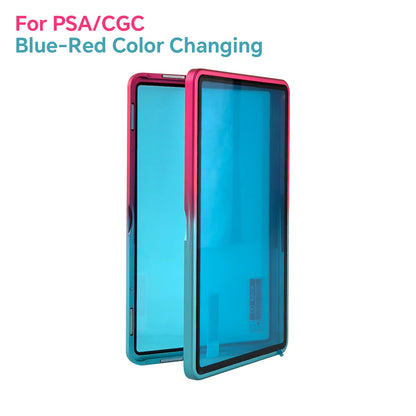 Aluminum Alloy Graded Card Case – PSA/CGC Slab Protector with UV & Scratch Resistant Magnetic Display Box