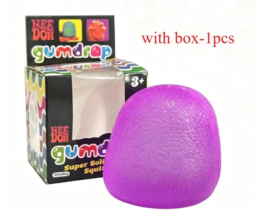 Schylling Needoh Nice Cube Sensory Nice-Sicle Stress Relief Squishy Cube Anti-Anxiety Squeeze Object For Focus ADHD Population