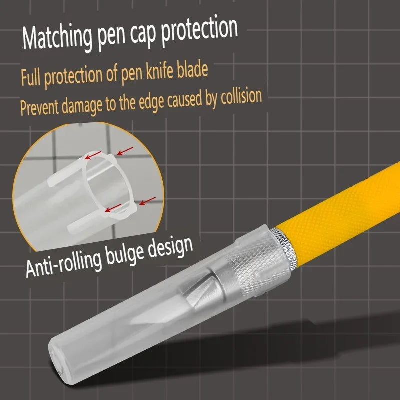 Juego de Herramientas de Tallado con Cuchillo Cerámico – Cuchillo de Precisión de 5 Cuchillas para Maquetismo, Manualidades y Trabajos de Detalle