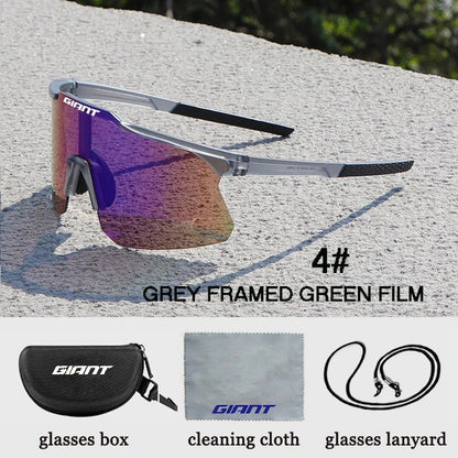 Cycling Sports Sunglasses – Giant UV400 Protective Glasses with Anti-Fog Lenses & Protective Case for Men & Women