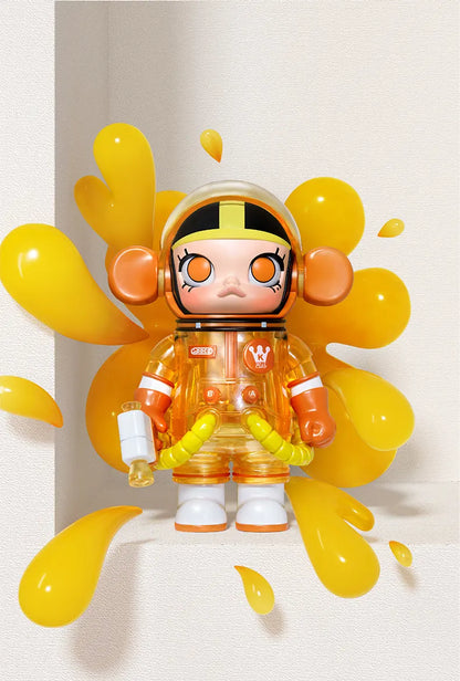 POP MART MEGA Space Molly 100% – Série 4e anniversaire – Boîte Mystère Figurines de Collection