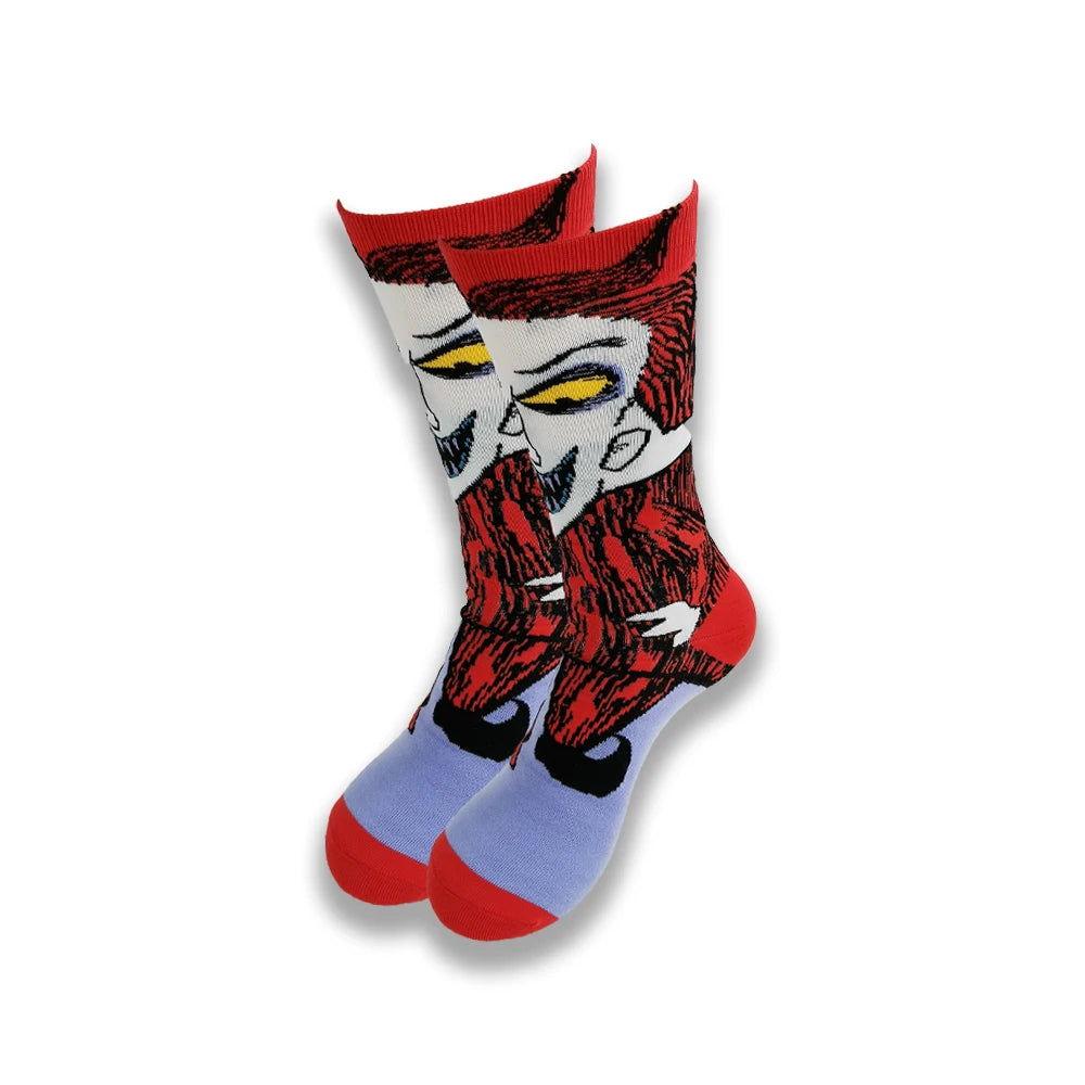 Funny Cartoon Character Socks – High-Quality Comfortable Novelty Socks for Men & Women, Latest Design