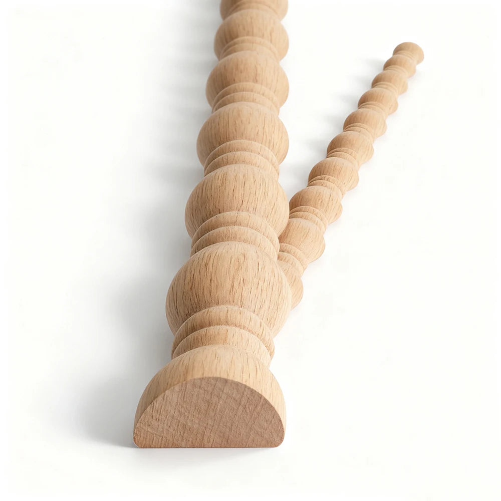 Appliques décoratives en bois moulé – Boiseries murales sculptées pour meubles, armoires, coins et décoration intérieure
