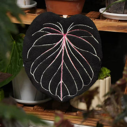 Essuie-mains Feuille – Serviette suspendue douce et absorbante pour la salle de bain et la cuisine, Gant de toilette décoratif, Serviette mouchoir à séchage rapide, Accessoire de nettoyage pour la maison