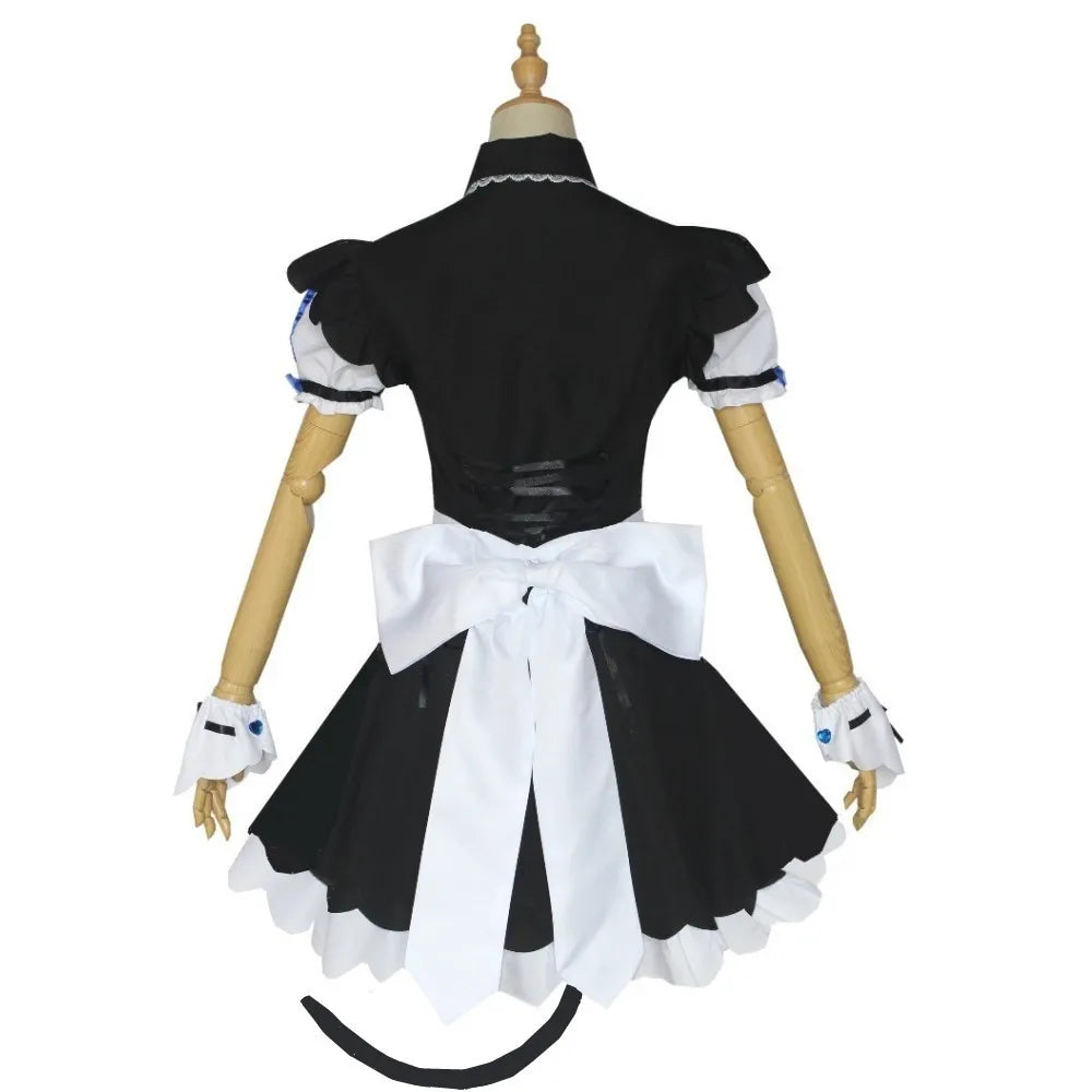 Chocola & Vanilla Maid Cosplay Costumes – Anime Catgirl Uniform Set (Halloween & Comic Exhibition Outfit)