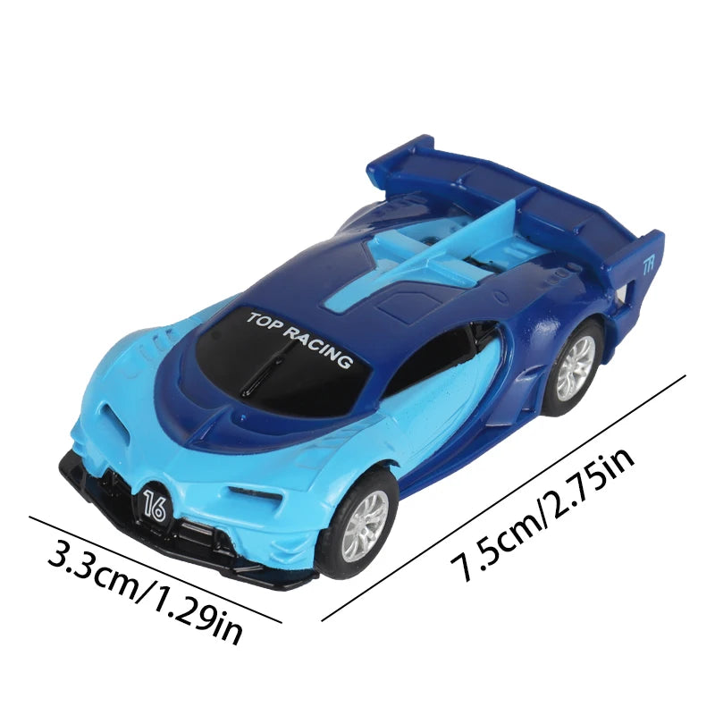 Voiture de slot analogique 1:64 pour Carrera GO et Scalextric – Voiture de course électrique à grande vitesse, véhicule jouet de piste de course de police