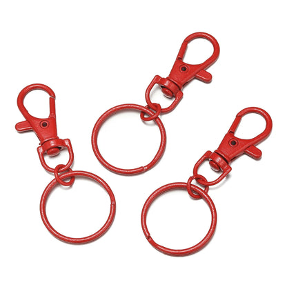 5–10 Piece Multicolor Keyring Lobster Clasp Hooks with Adjustable Buckles – DIY Keychain, Bag Charm, Doll & Jewelry Making Accessories
