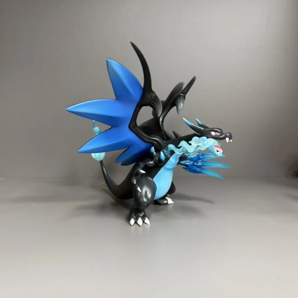 Mega Charizard X Pokémon Action Figure – PVC Collectible Display Statue for Anime Fans, Desk Décor & Gift Collection