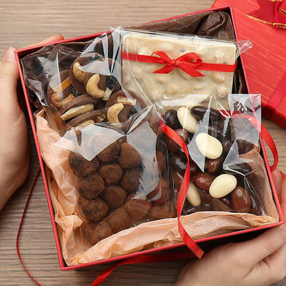100PCS Bolsas de Plástico Transparentes Autoadhesivas para Regalos, Galletas, Dulces, Joyas y Empaque de Bizcochos