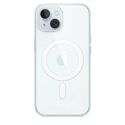Funda magnética transparente para iPhone 17 Air, 16, 15, 14, 13, 12, 11 Pro Max, Mini, XS y XR – Cubierta protectora de silicona transparente compatible con MagSafe