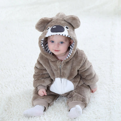 Nemo Baby Romper Onesie – Cute Hooded Cartoon Pajamas & Cosplay Costume for Newborn Boys & Girls