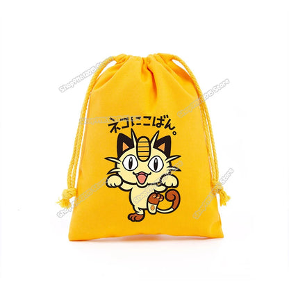 Pokémon Drawstring Storage Bags – Pikachu, Squirtle, Charmander & Charizard Party Gift Pouch