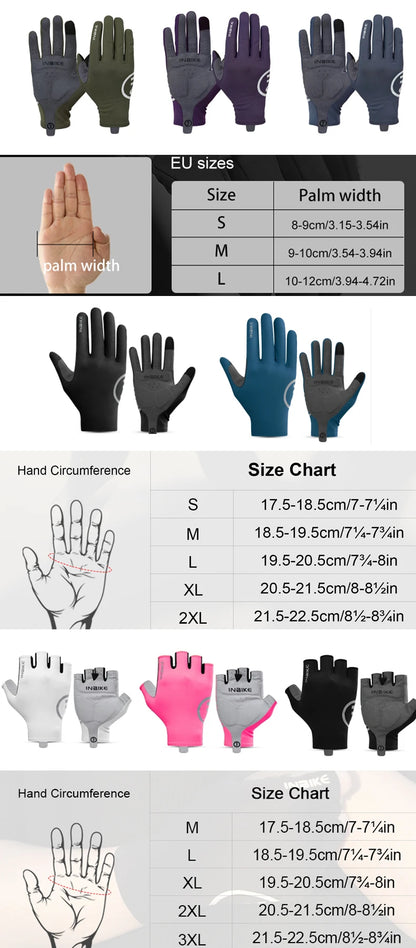 Guantes de ciclismo INBIKE 2024 – Guantes de bici de forro polar con dedos completos y acolchado de gel para hombre, accesorios de invierno con pantalla táctil para ciclismo de carretera y MTB