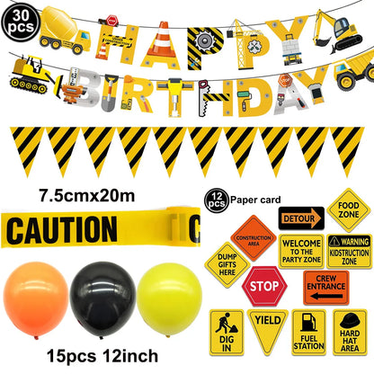 Construction Truck Slap Bracelets – Kids' Engineering-Themed Wristbands for Construction-Themed Birthday Parties, Party Favors & Goodie Bag Fillers