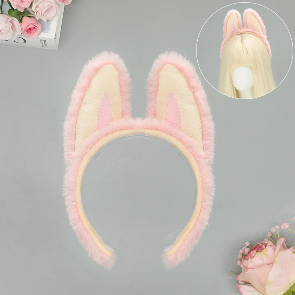 Cute Plush Deer Antler Headband for Women – Christmas Cosplay Lolita Hair Hoop Party Accessory