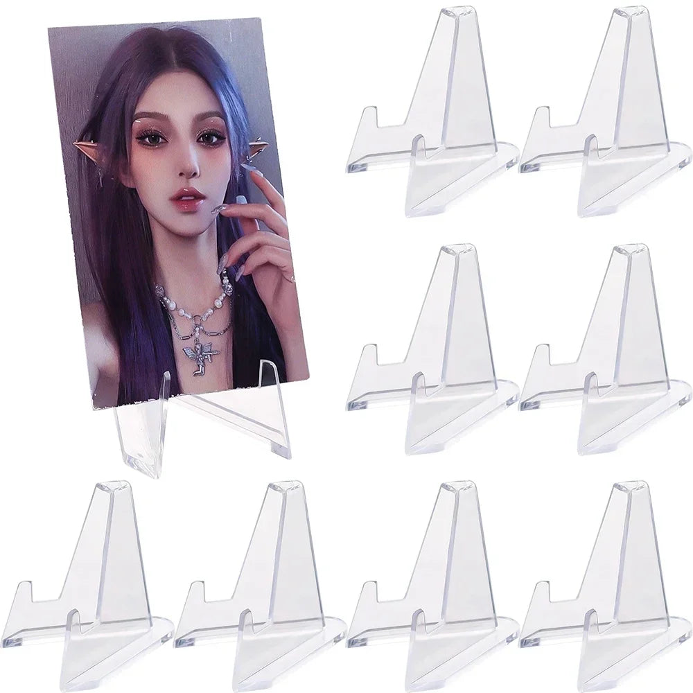 Ensemble de supports pour cartes à collectionner Pokémon – Présentoir magnétique triangulaire en acrylique avec protection étanche pour cartes de collection