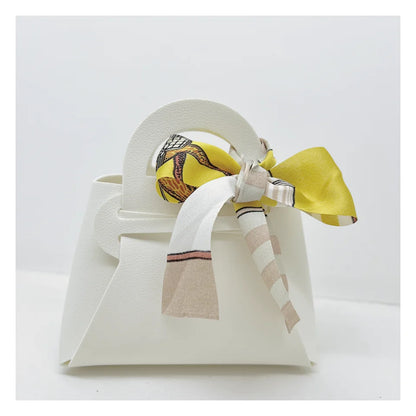 20PCS Bolsas de Regalo de Cuero con Cinta de Lazo – Mini Bolsos para Recuerdos de Bodas, Navidad, Dulces, Regalos y Empaque de Lujo para Fiestas