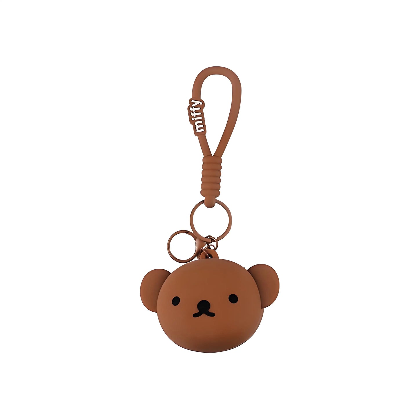 Kawaii Rabbit & Bear Silicone Coin Purse – Cute Cartoon Mini Storage Bag for Coins, Earphones & Small Accessories | Girl Gift