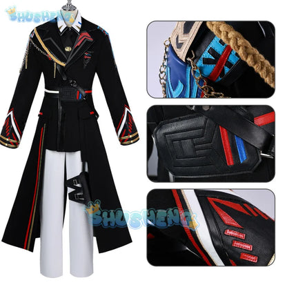 Love and Deepspace Caleb Inspired Cosplay Costume – Farspace Colonel Female Uniform Outfit for Women Halloween, Carnival & Party Roleplay