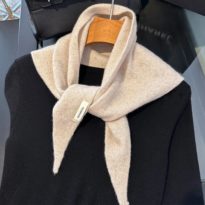 100% Wool Winter Scarf for Women Long Warm Cashmere Feel Shawl Wrap Solid Pashmina Hijab Head Scarf