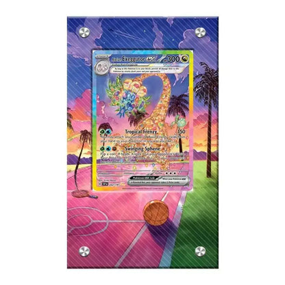 Expositor de metacrilato para cartas Pokémon – Psyduck, Bulbasaur, Mewtwo, Charmander y soporte protector para cartas de personajes