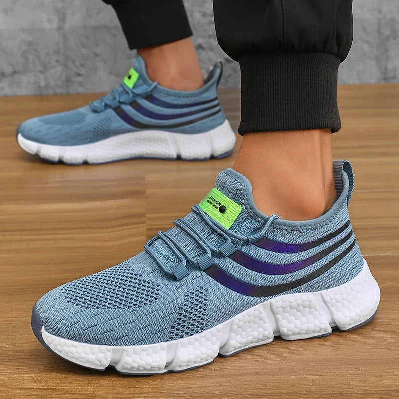 Baskets de sport décontractées pour hommes – Chaussures de course respirantes et légères, Baskets athlétiques antidérapantes pour la marche et les activités de plein air
