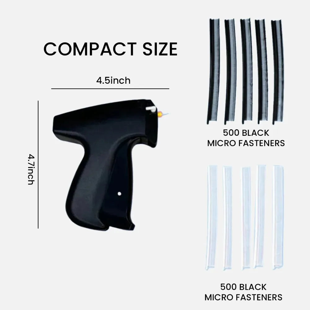 Mini Stitch Gun for Clothing Repair – Micro Stitch Tagging Gun, Quick Hemming Tool for Sewing, Quilting, Fabric Fixing & DIY Garment Alterations
