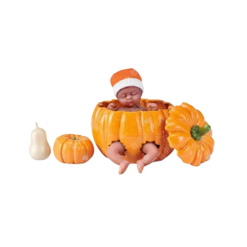 ZURU My Mini Baby Citrouille Surprise – Poupée réaliste DIY à collectionner, Cadeau mystère pour enfants et collectionneurs de poupées