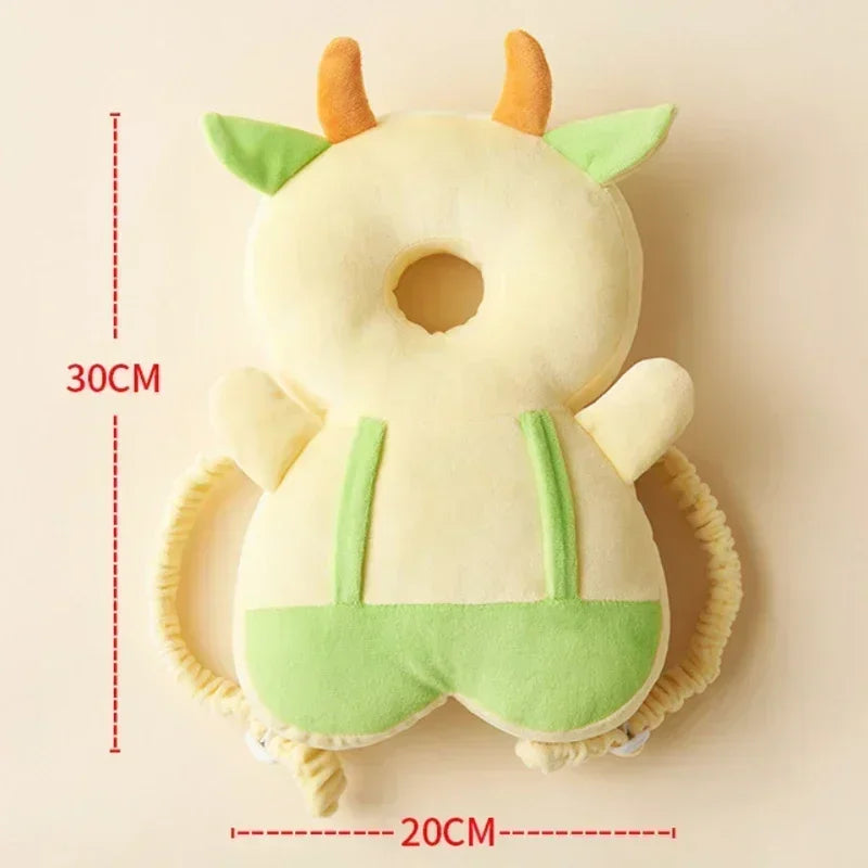 Mochila protectora de cabeza para bebé – Cojín de seguridad de abeja ángel para 1-3 años, almohada protectora anticaída
