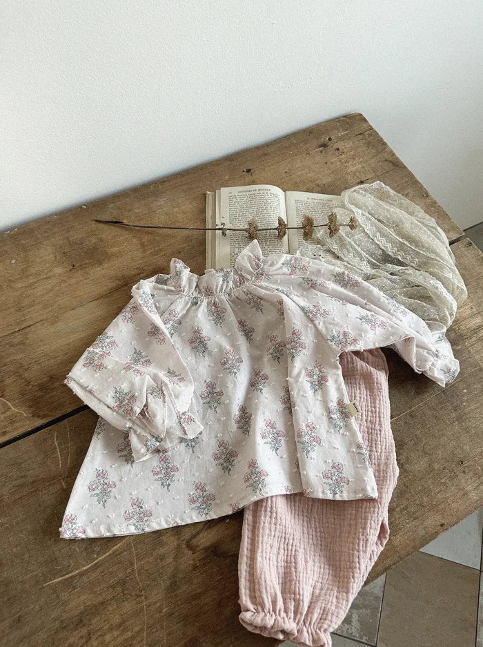 Pantalones de Bebé de Algodón Orgánico – Pantalones Suaves de Muselina Estampados para Recién Nacidos y Niños Pequeños, Parte de Abajo Informal y Adorable para Usar en Primavera, Verano, Otoño e Invierno