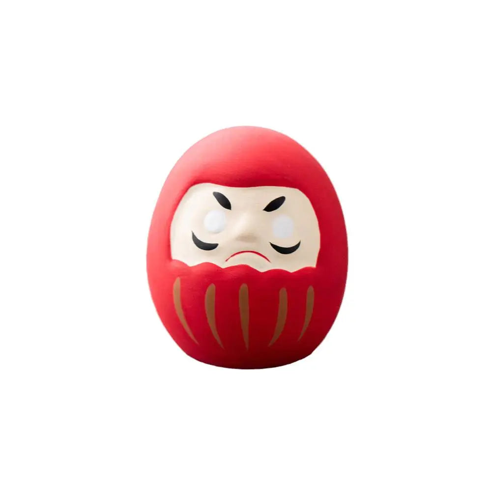 Japanese Daruma Doll Figurine – Traditional Ceramic Lucky Fortune Charm, Miniature Home Decor Ornament & Cultural Gift