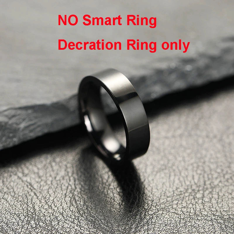 HT30 Smart Ring with Touch Display – Call ID Reminder, Tasbih Counter & Health Manager, 5ATM Waterproof Multiple Sport Modes for Men & Women