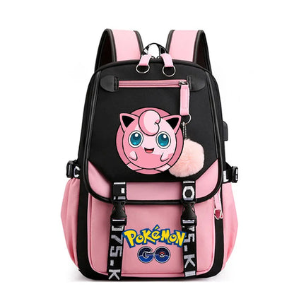 Sac à dos pour enfants grande capacité inspiré des animes | Cartable pour garçons et filles avec compartiment pour ordinateur portable